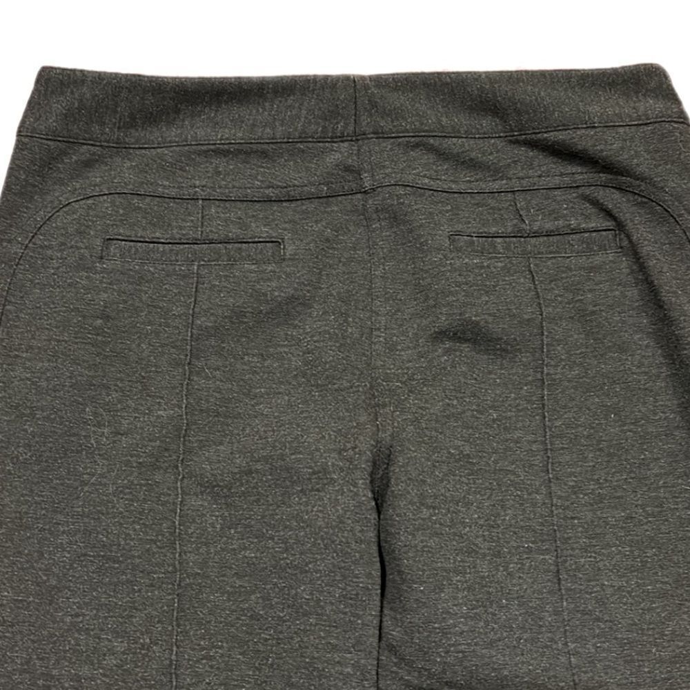 Alfani Petite Gray Straight Leg Career Dress Pants Stretch Zip Pocket 10P - Picture 5 of 7